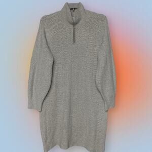 GYPSY CLOUD Women’s 1X LIGHT HEATHER GRAY SWEATER DRESS